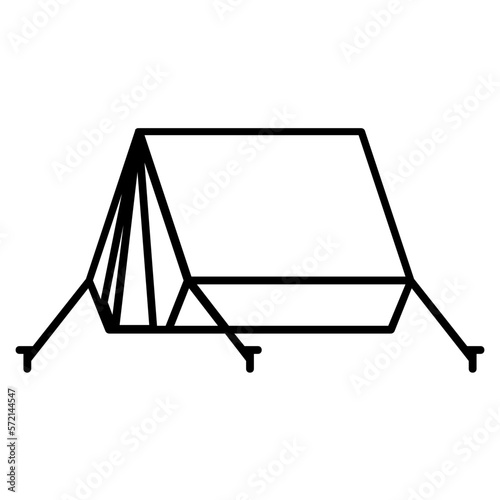 camping tent icon