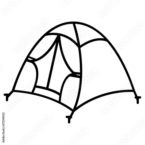camping tent icon