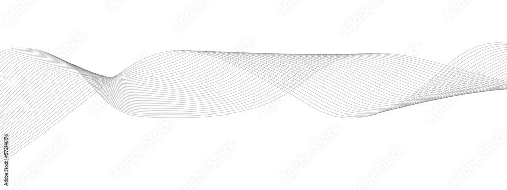 Abstract grey, white smooth element swoosh speed wave modern stream background. Abstract wave line for banner, template, wallpaper background with wave design. Vector illustration Abstract grey, white smooth element swoosh speed wave modern stream background. Abstract wave line for banner, template, wallpaper background with wave design. Vector illustration