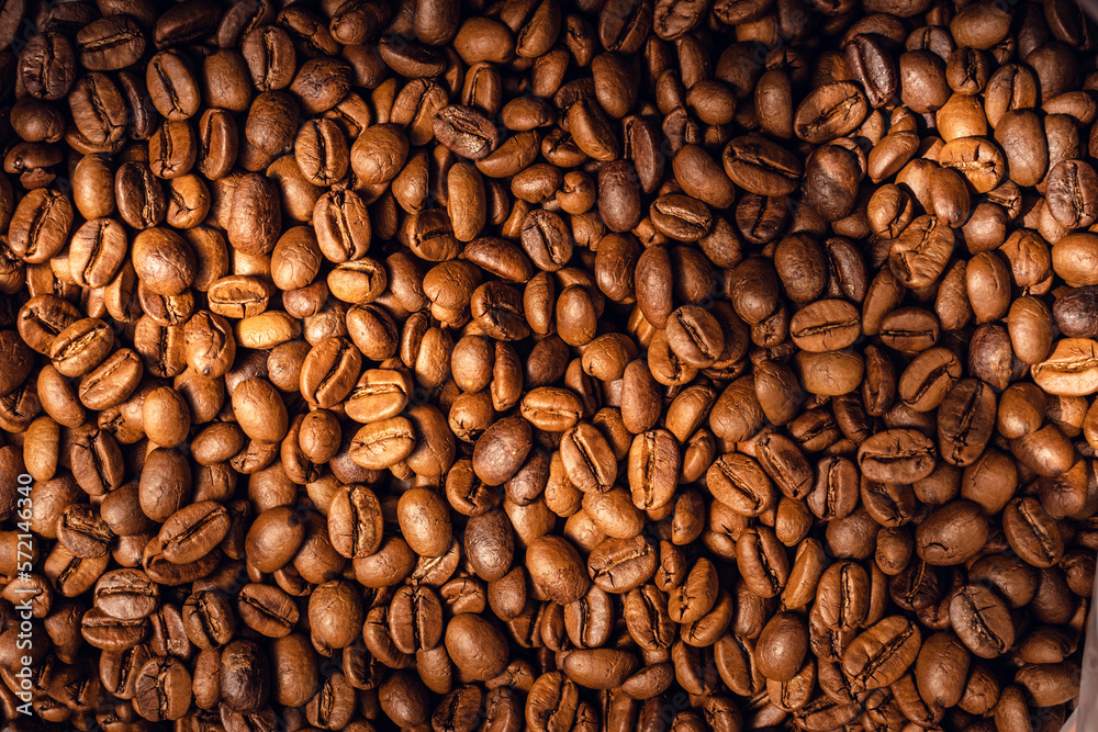 Fototapeta premium Coffee beans,Coffee beans background