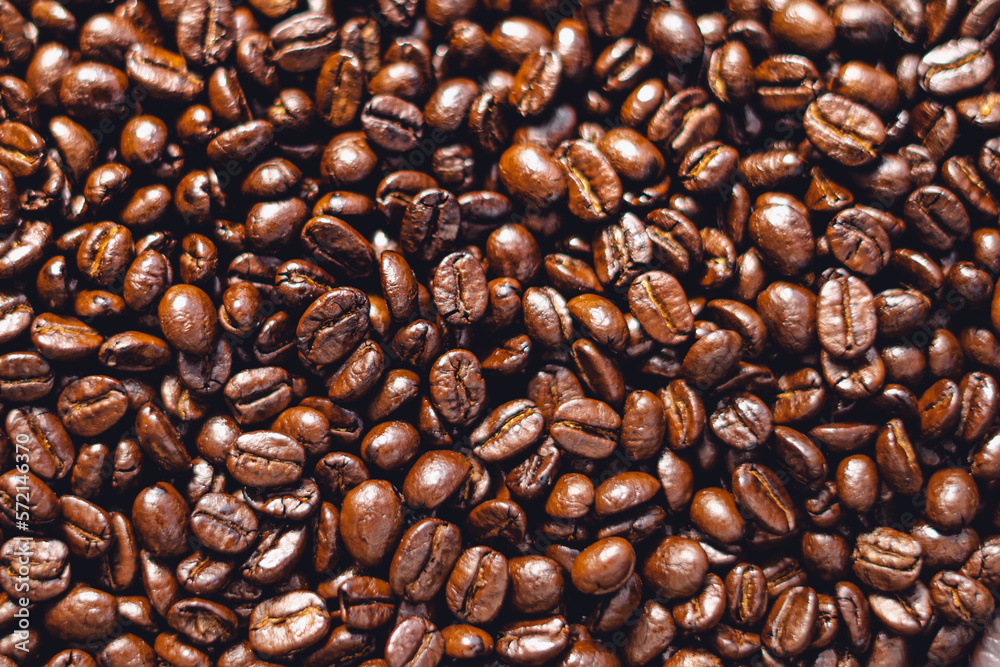 Obraz premium Coffee beans,Coffee beans background