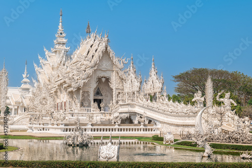 Wat Rong Khun, the white temple in chiang rai, thailand