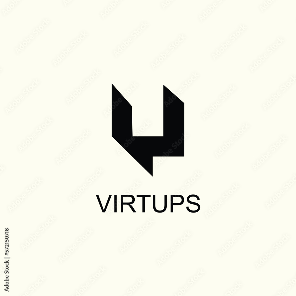 Various designs for letter v logo collection