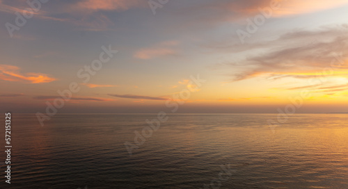 The Red Sea of Egypt on the background of the sunset. © schankz