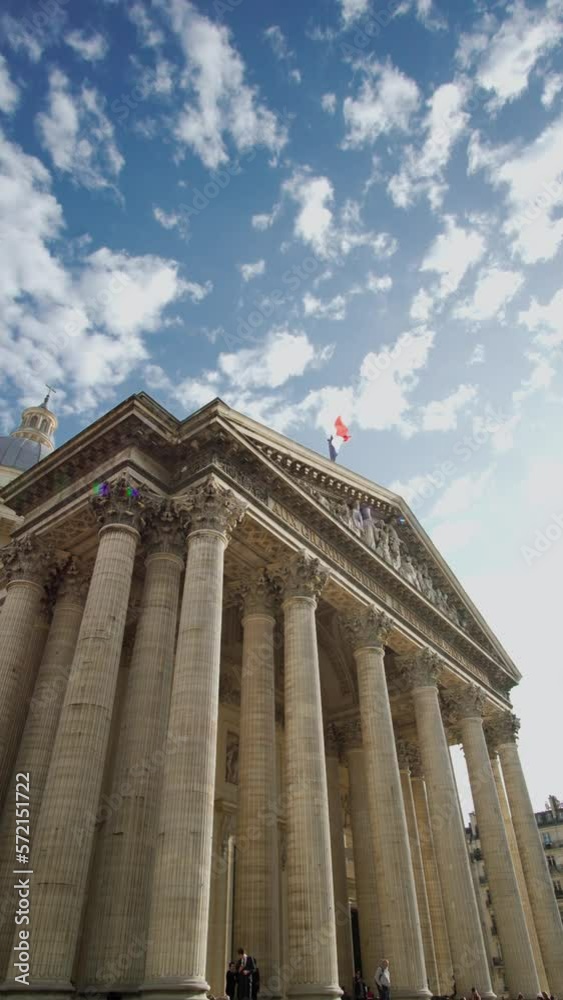 The Pantheon In Paris, famous building in France The Pantheon In Paris, famous building in France