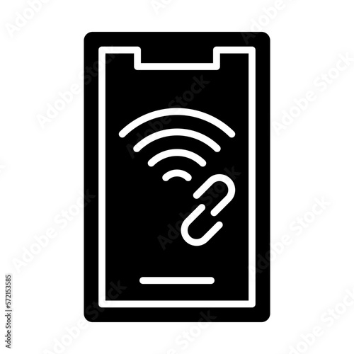 Vector Design Mobile Hotspot Icon Style