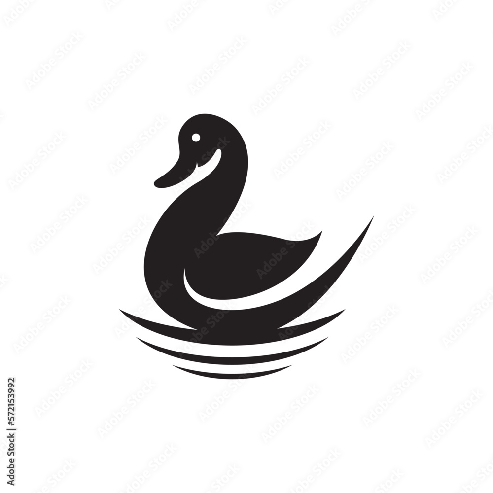 Obraz premium Duck logo images illustration