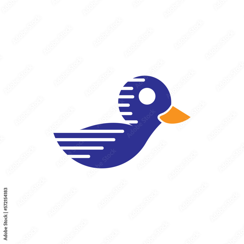 Duck logo images illustration