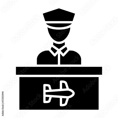 vector  security control icon style