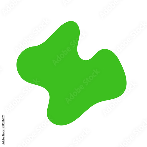 Green Abstract Blob Shapes