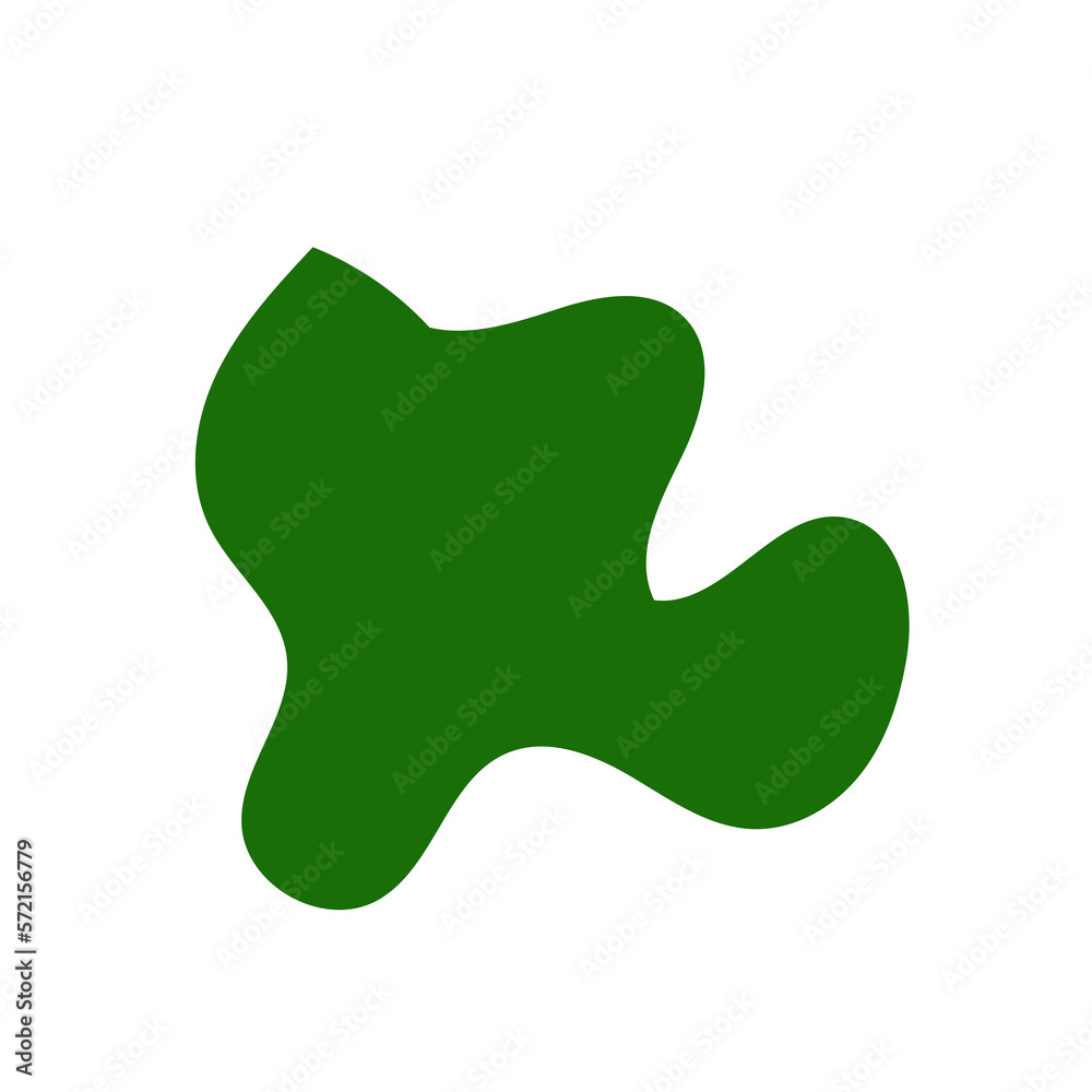 Green Abstract Blob Shapes Green Abstract Blob Shapes