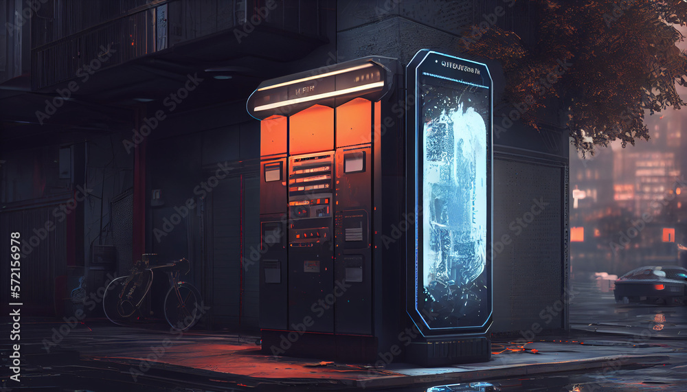 Obraz premium AI connected databases