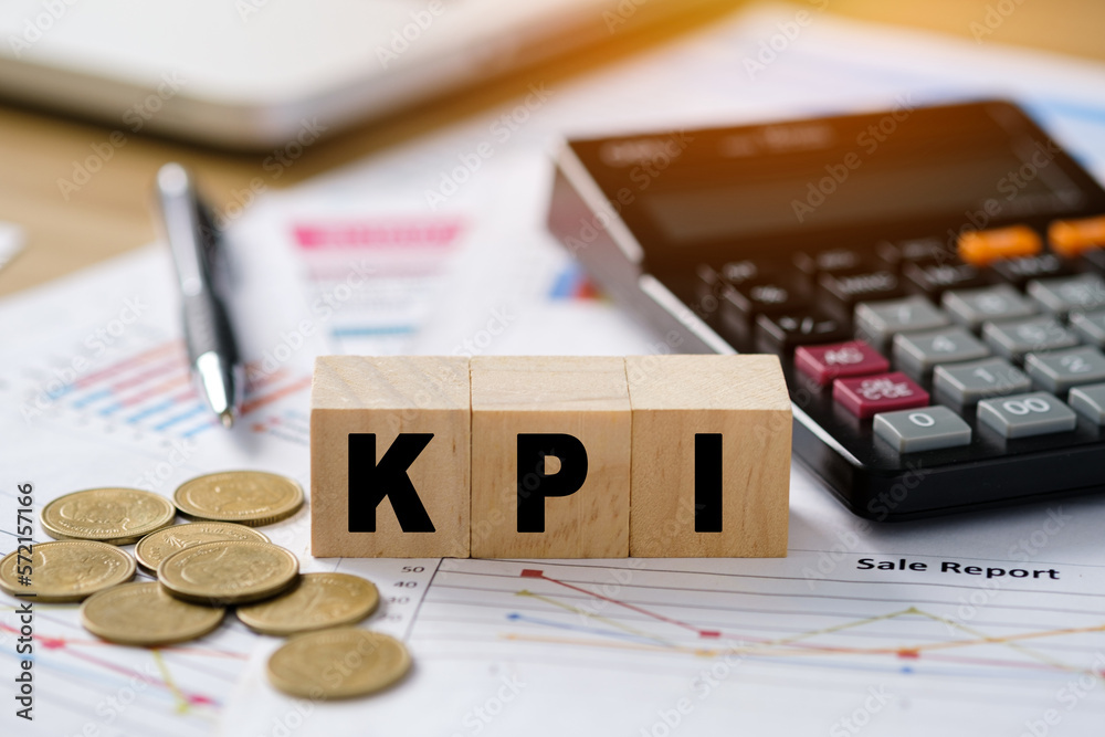 KPI, Key Performance Indicator. Business goals, performance results and