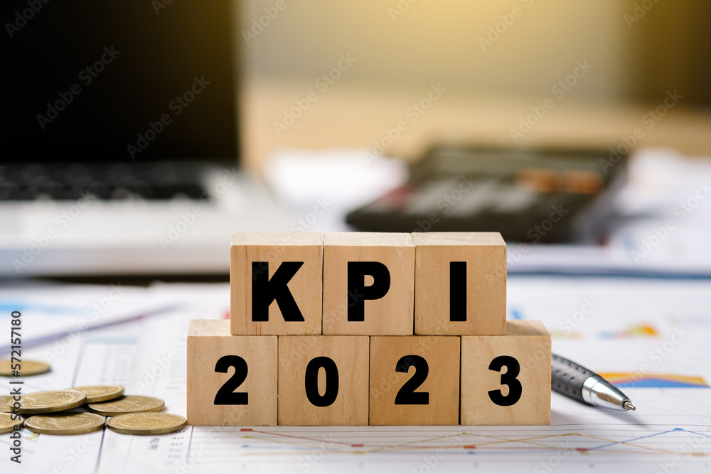 KPI, Key Performance Indicator. Business goals, performance results and