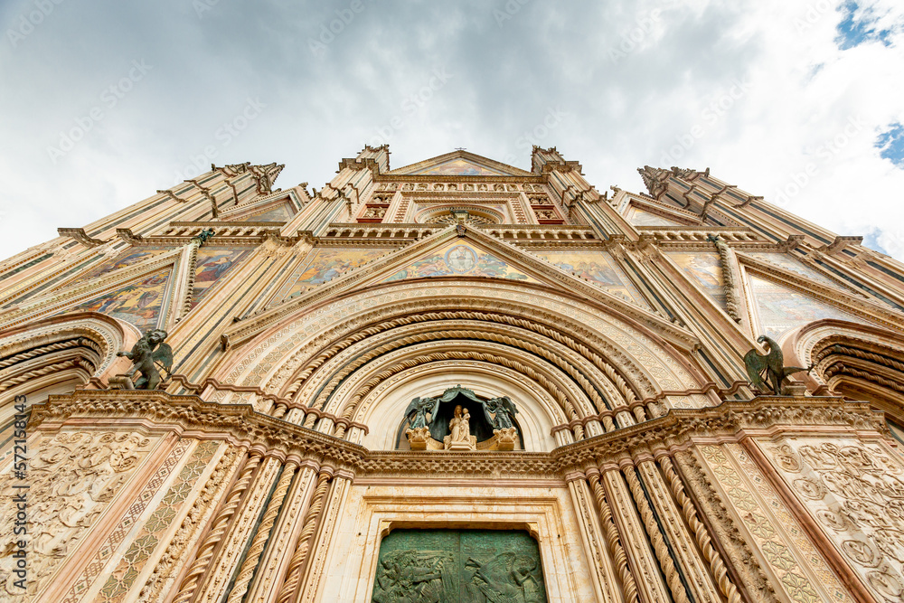 Orvieto Cathedral Dome in Italy