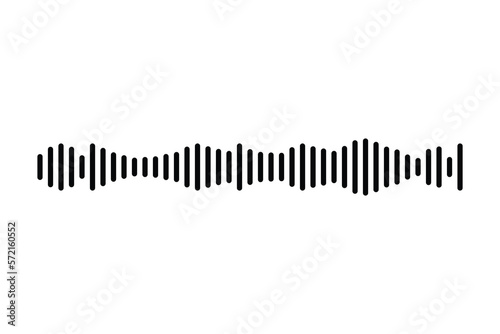 illustration of a black and white audio cable