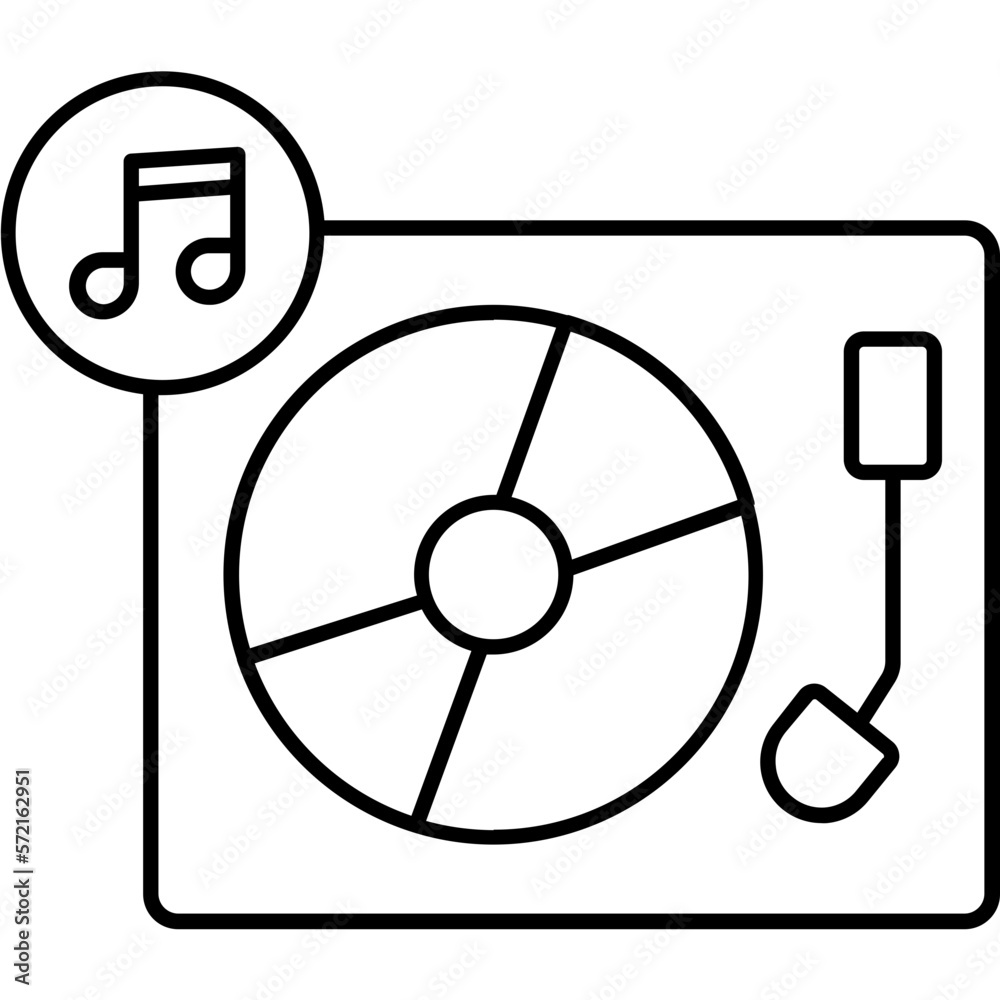 Gramophone Outline vector icon which can easily edit
Gramophone Outline vector icon which can easily edit