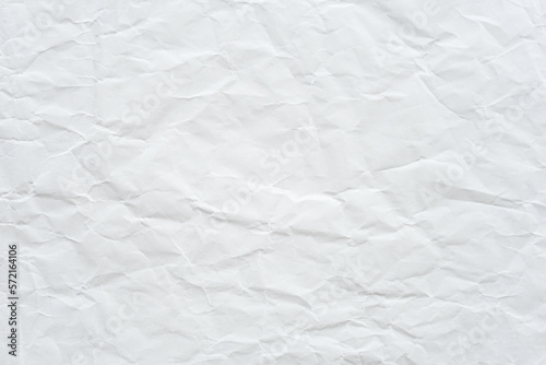 White crumple paper texture background