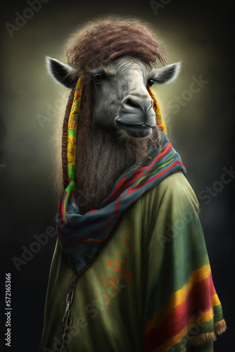 Alpaka im Reggae Style, Reggae style alpaca