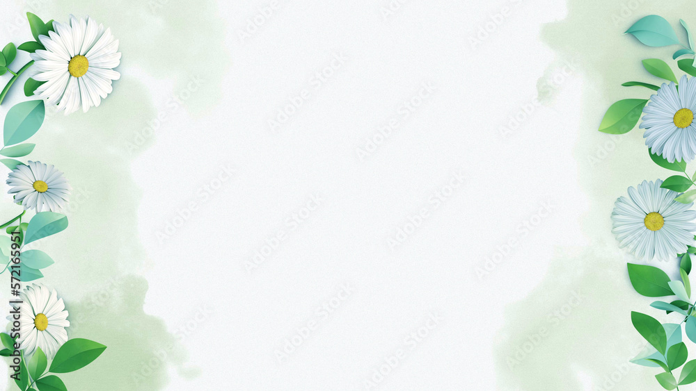 Obraz premium Flower Frame Background