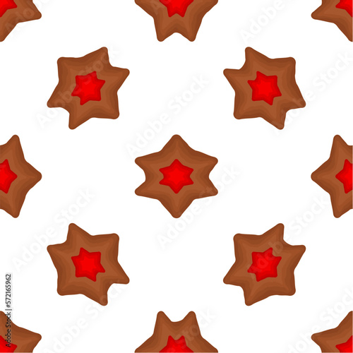Pattern homemade cookie different taste in pastry biscuit