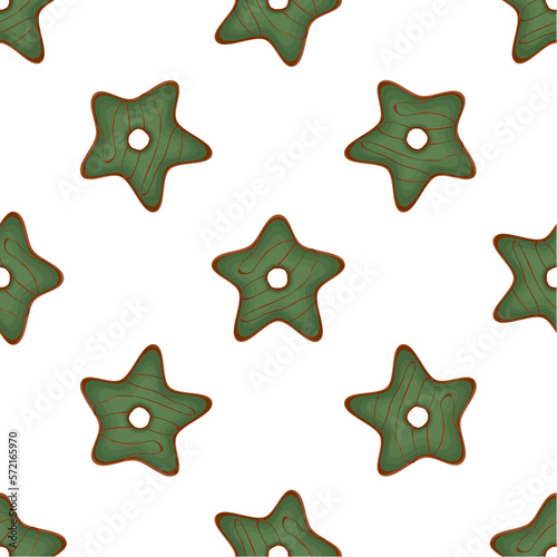 Pattern homemade cookie different taste in pastry biscuit