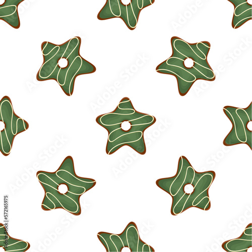 Pattern homemade cookie different taste in pastry biscuit