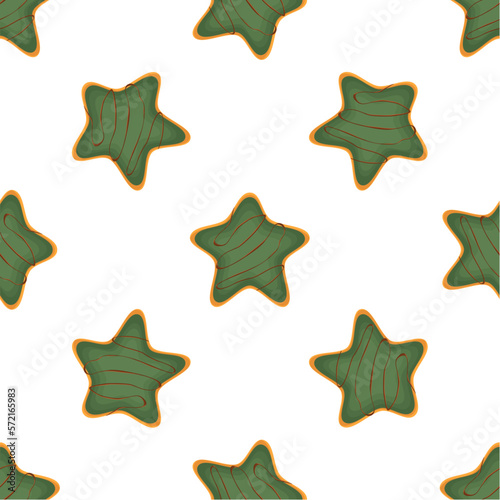 Pattern homemade cookie different taste in pastry biscuit