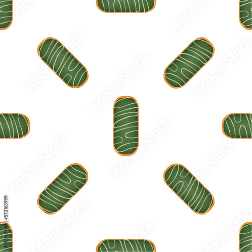 Pattern homemade cookie different taste in pastry biscuit