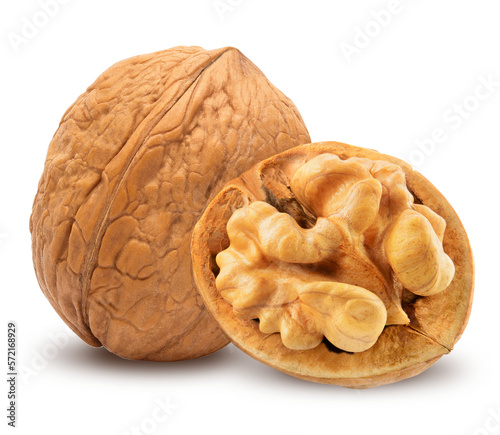 Walnuts isolated. PNG transparency 