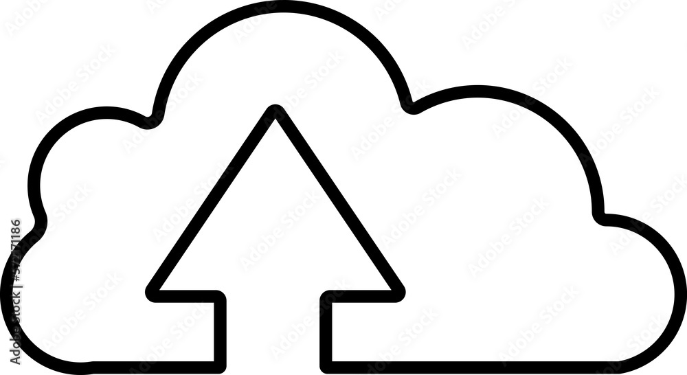 download icon minimalist cloud with arrows illustration download icon minimalist cloud with arrows illustration