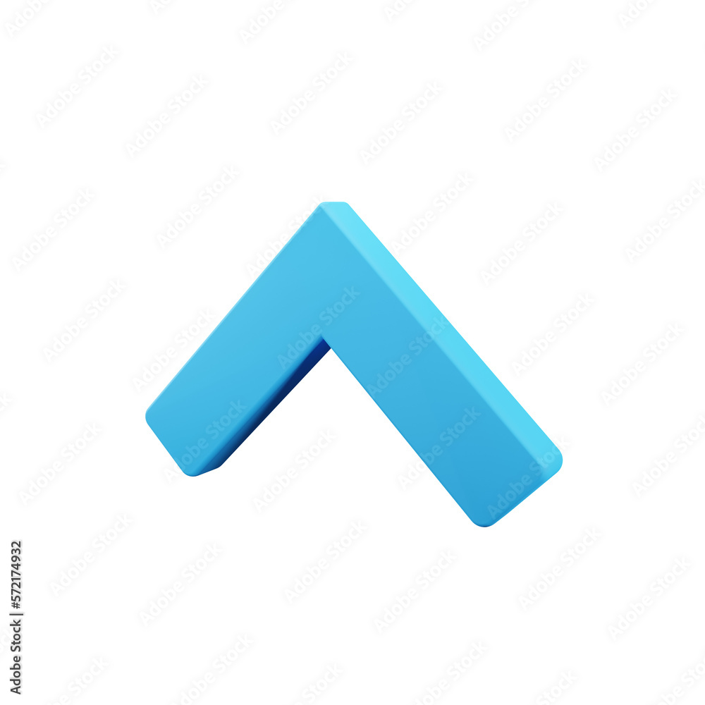 blue top arrow button 3d illustration blue top arrow button 3d illustration