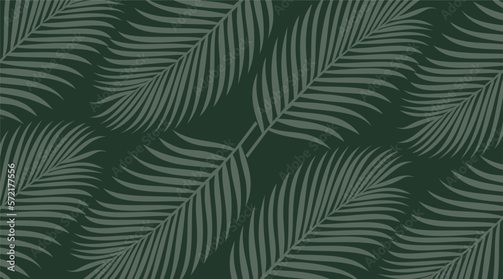 background
natural fresh leaves seamless pattern