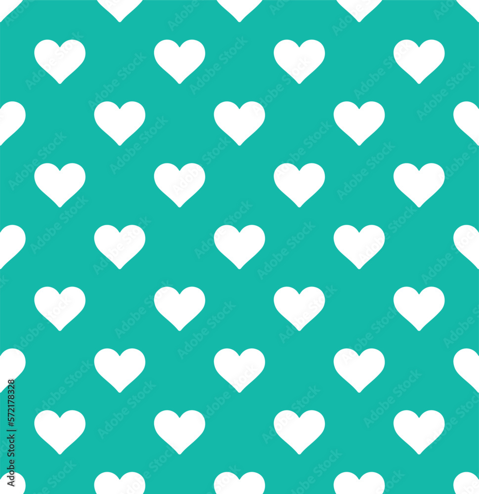 Abstract Monochrome Hearts Minimal Pattern Vector Seamless Design Perfect for Allover Fabric Print or Wrapping Paper Trendy Fashion Colors Simple Look