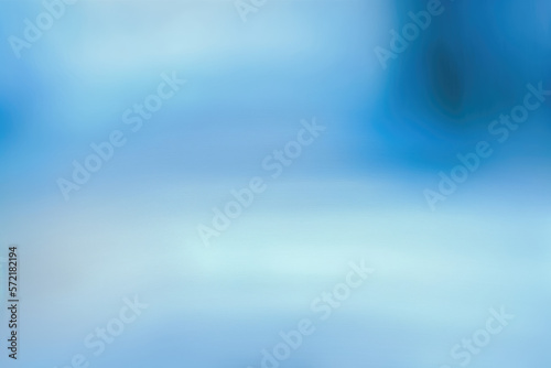 Abstract Luxury blue gradient wall and empty studio room background Generative AI