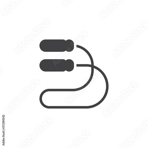 Jump rope vector icon