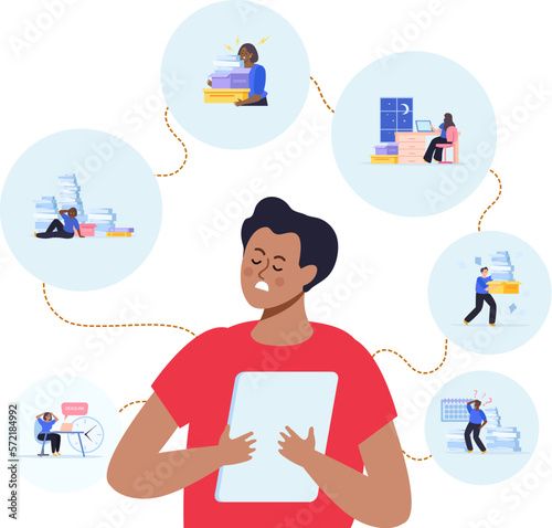 Business Stress Situations Set