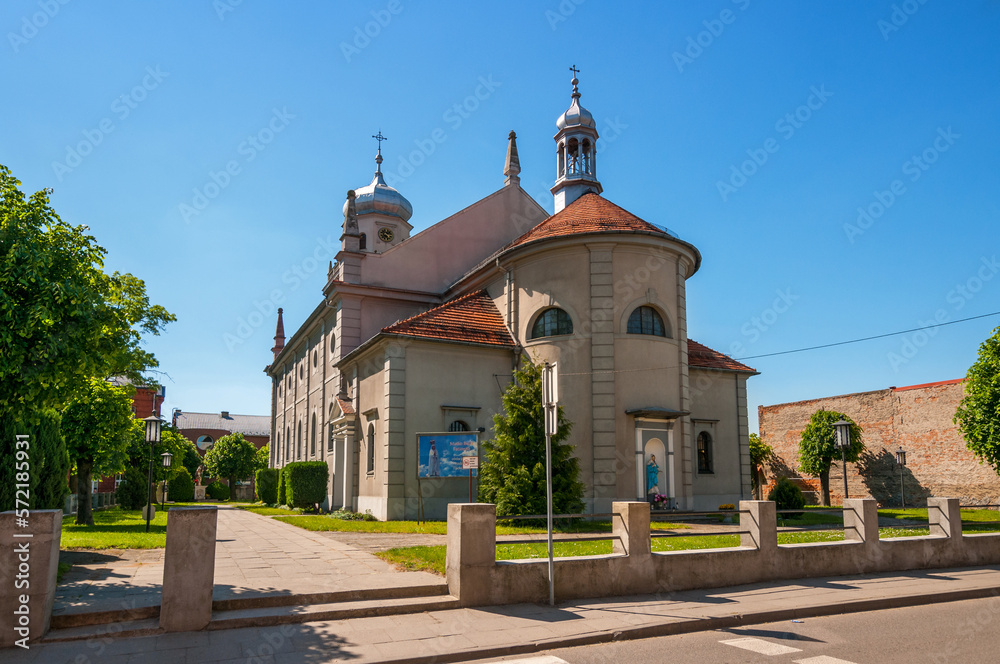 Church of the Assumption of the Blessed Virgin Mary in Sulmierzyce, Greater Poland Voivodeship, Poland
