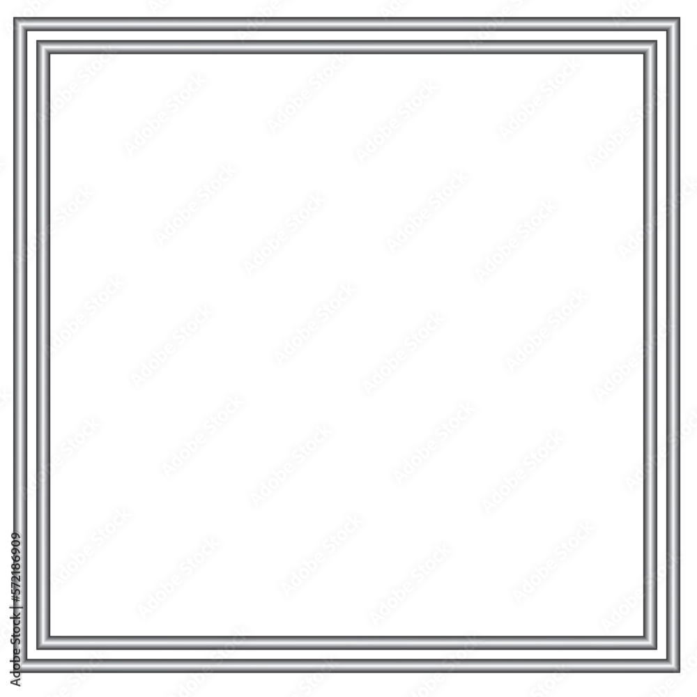 black frame isolated on white black frame isolated on white