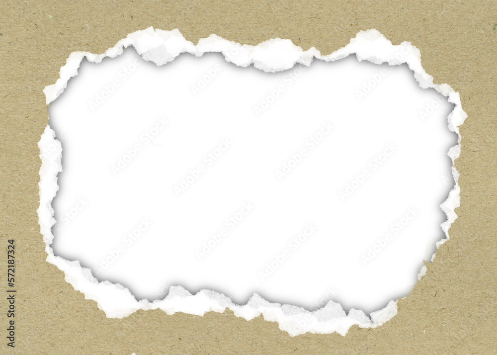 Obraz premium torn paper isolated on transparent background