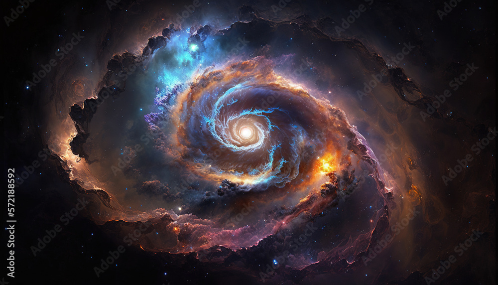 Galaxy, supernova, universe wallpaper. AI ilustración de Stock | Adobe