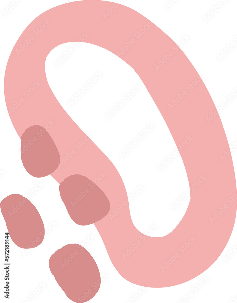 Abstract organic shape doodle Abstract organic shape doodle