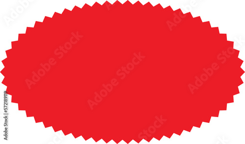 Red starburst, badge, sticker, special offer, sunburst, burst, stamp, labels and badges vector