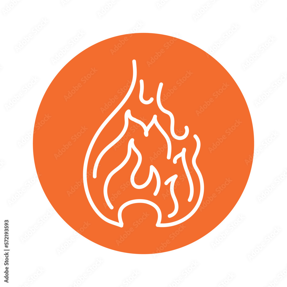Flames black line icon. Natural element. Flames black line icon. Natural element.