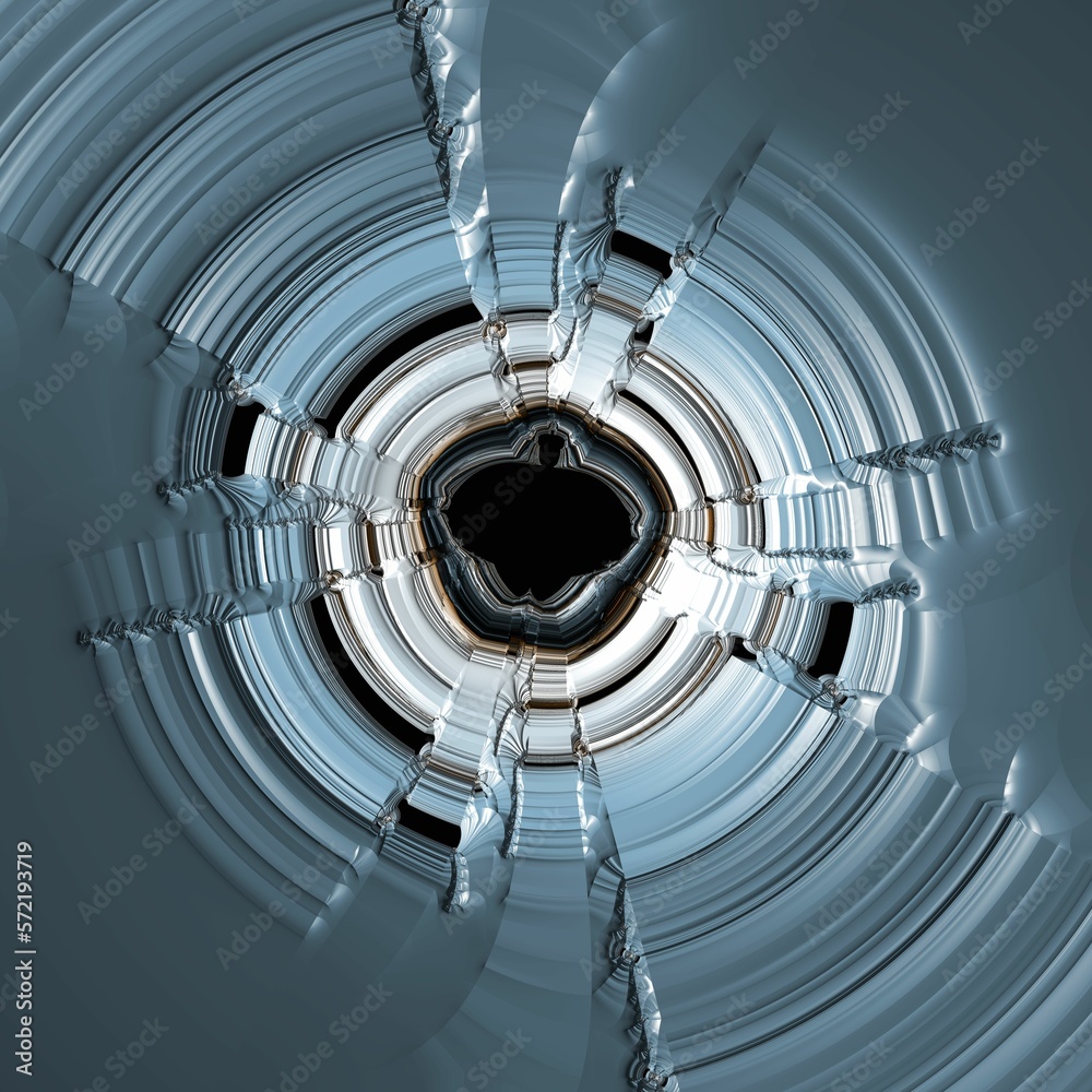 Fototapeta premium Fractal complex color - Mandelbrot set detail, digital artwork for creative graphic design