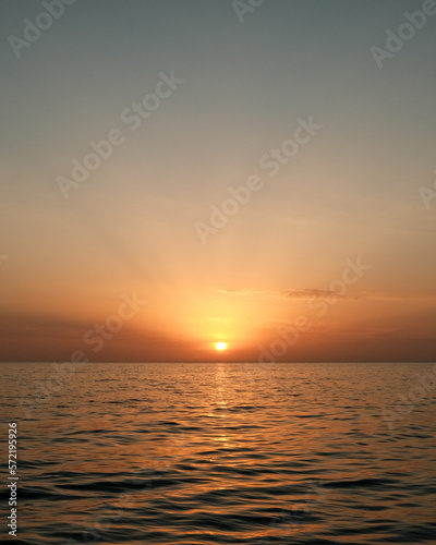 sunset at the sea © Tschingizkhan