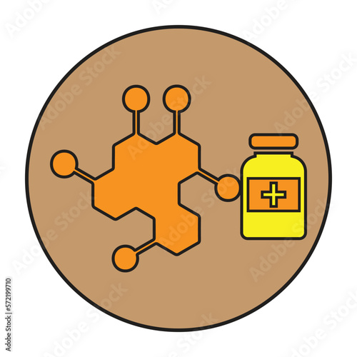 Vaccine, immunity, vaccination icon