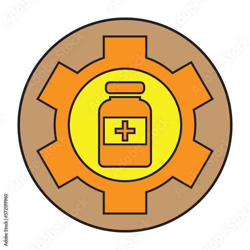 Vaccine, immunity, vaccination icon