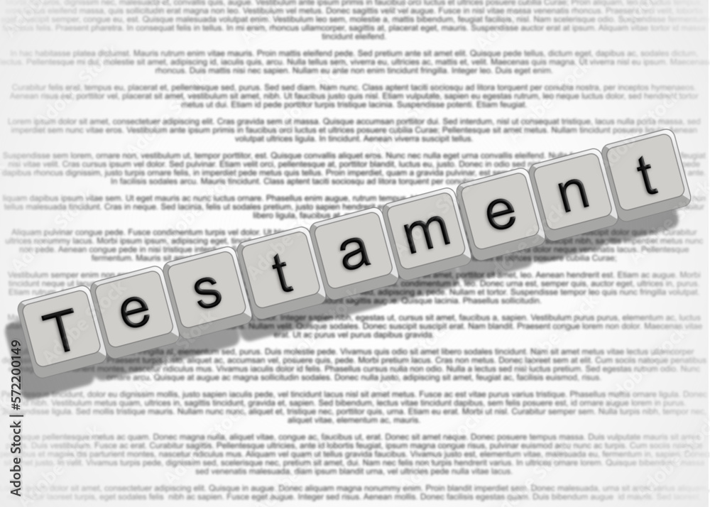 Obraz premium Testament