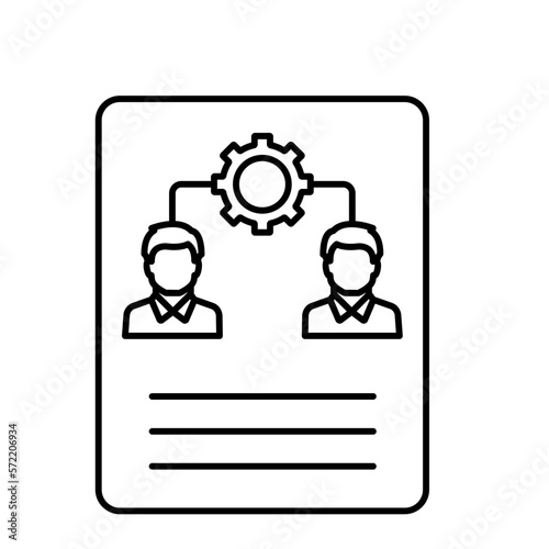Result sheet vector icon easily modify

